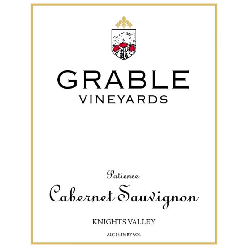Grable Vineyards Patience Cabernet Sauvignon 2007 Front Label
