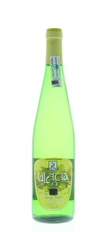 Nicolas Ulacia e Hijos Ulacia Txakolina 2015 Front Bottle Shot