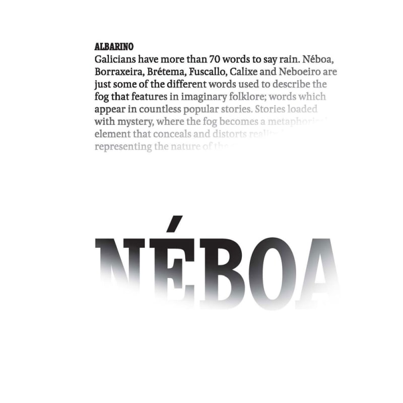 Neboa Albarino 2015 Front Label