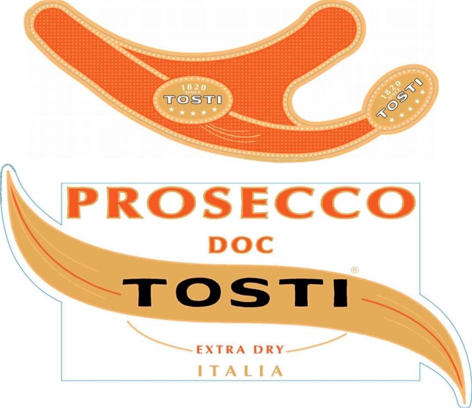Tosti Prosecco Extra Dry Front Label
