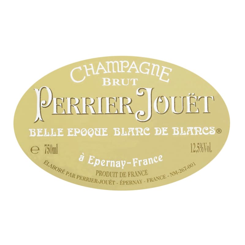 Perrier-Jouet Belle Epoque Blanc de Blancs 1993 Front Label