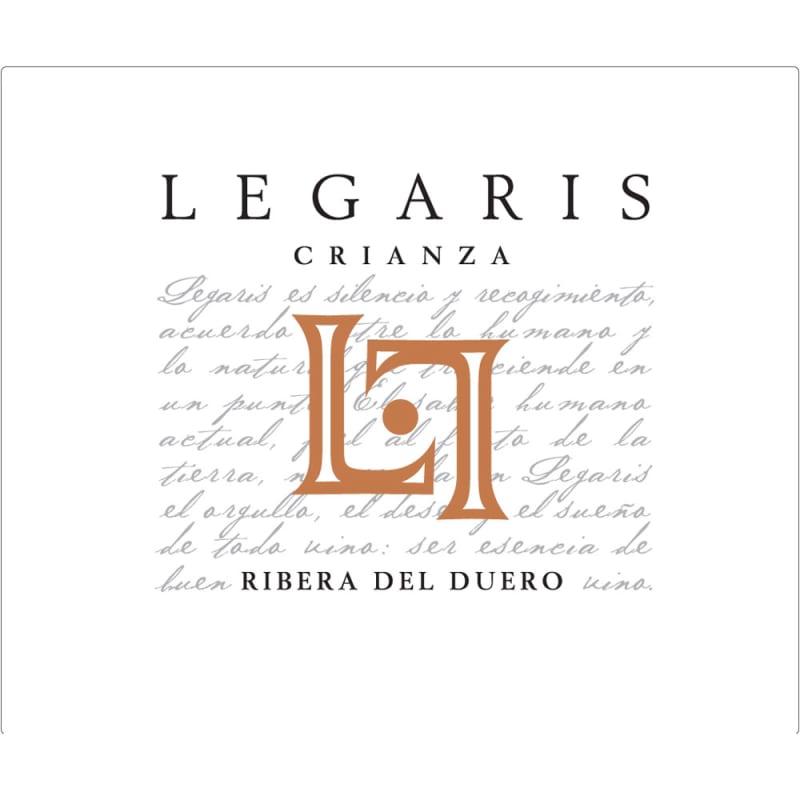 Legaris Crianza 2012 Front Label