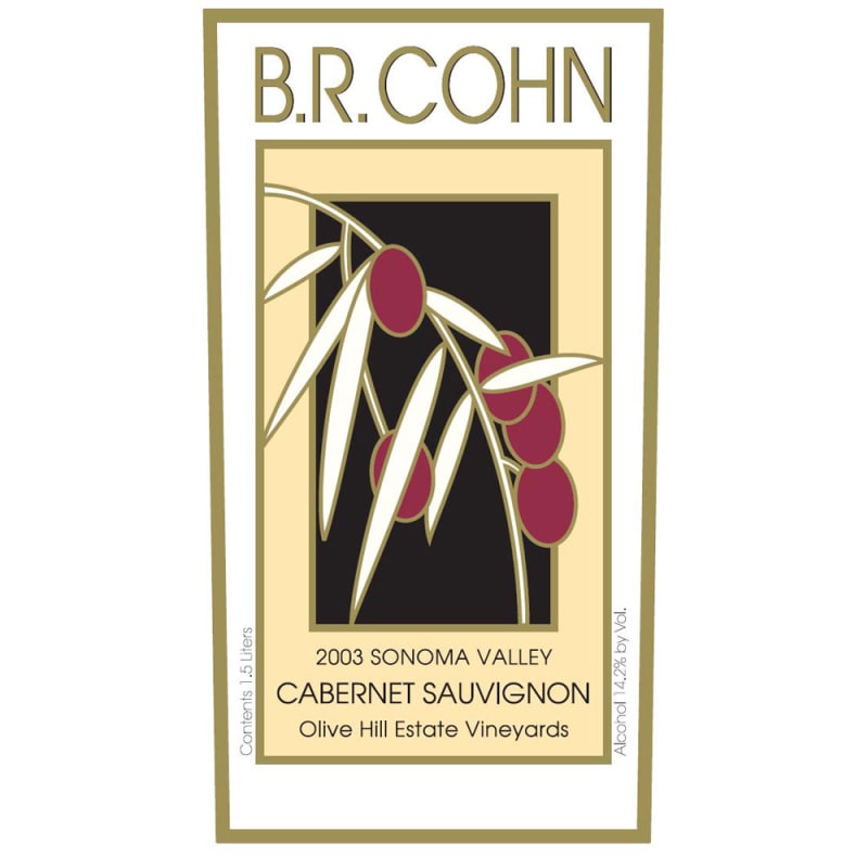 B.R. Cohn Olive Hill Estate Cabernet Sauvignon (1.5 Liter Magnum) 2003 Front Label