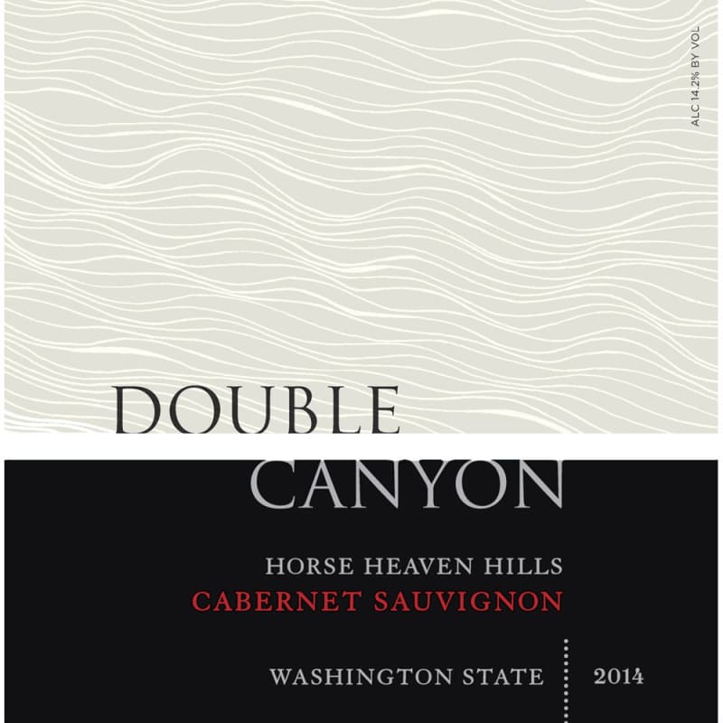 Double Canyon Horse Heaven Hills Cabernet Sauvignon 2014 Front Label