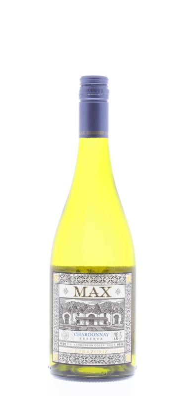 Errazuriz Max Reserva Chardonnay 2015 Front Bottle Shot