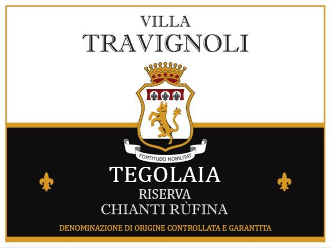 Villa Travignoli Tegolaia Chianti Rufina Riserva 2010 Front Label