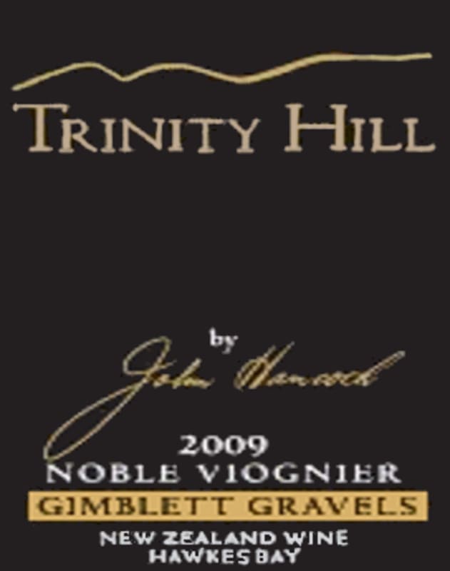 Trinity Hill Hawke's Bay Gimblett Gravels Noble Viognier 2009 Front Label