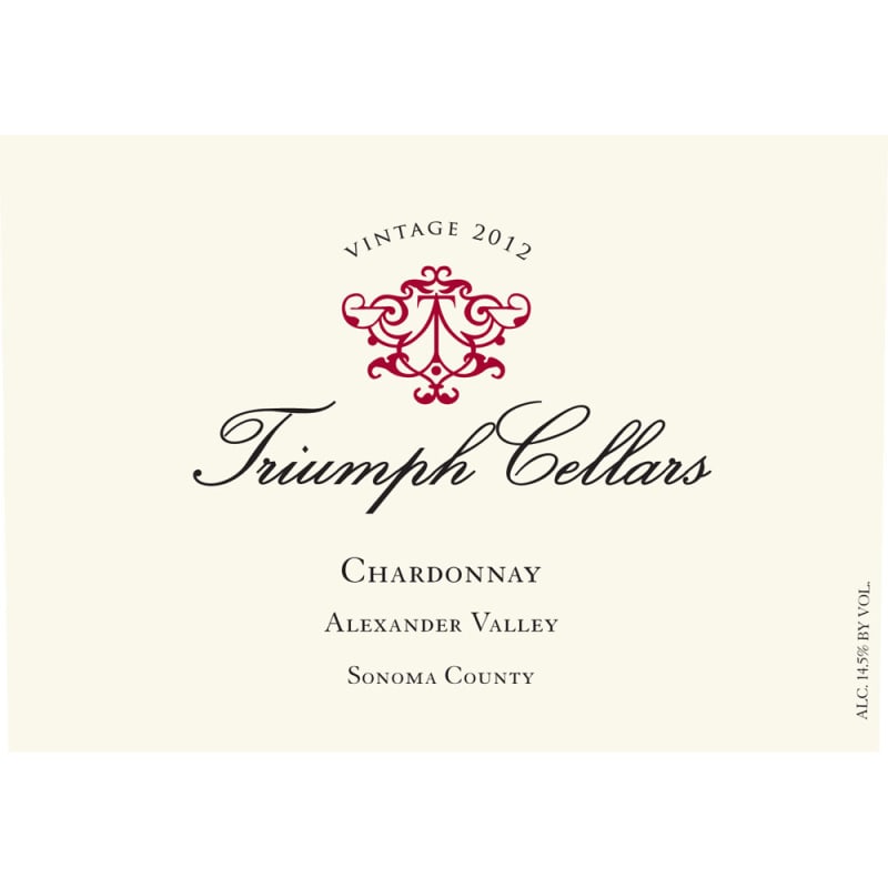 Triumph Cellars Chardonnay 2013 Front Label