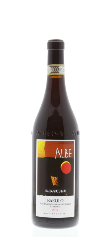 G.D. Vajra Barolo Albe 2012 Front Bottle Shot