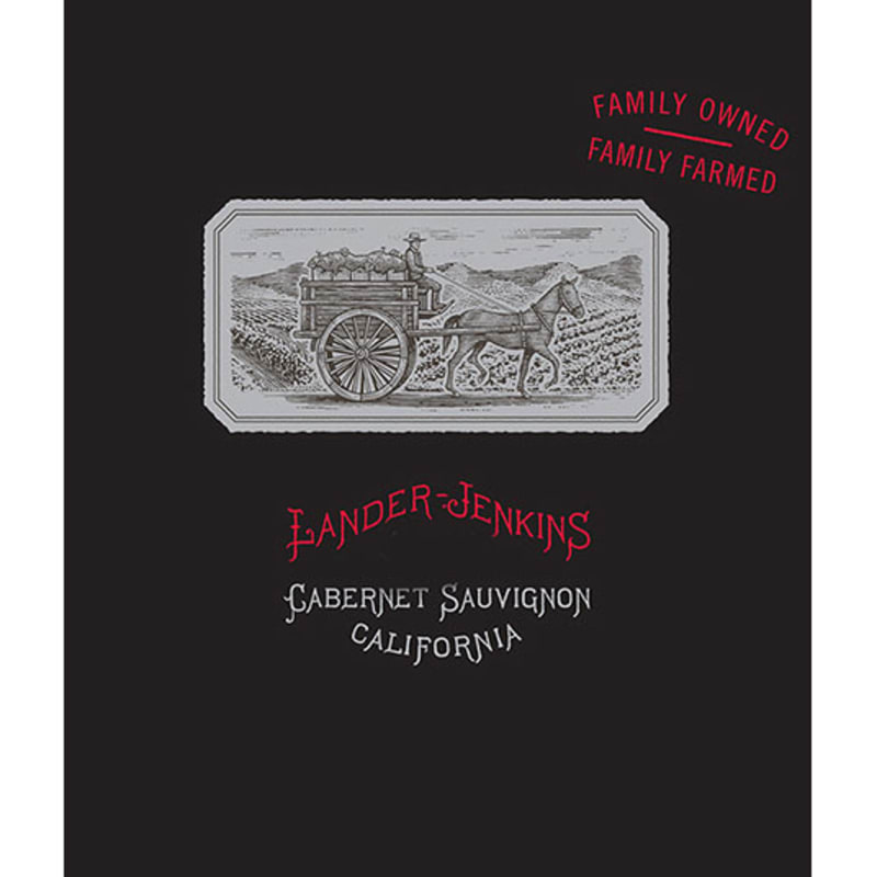 Lander-Jenkins Cabernet Sauvignon 2014 Front Label