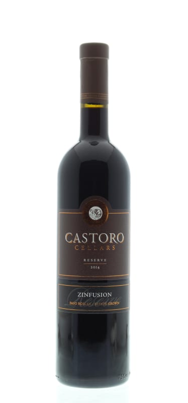 Castoro Cellars Zinfusion Zinfandel 2014 Front Bottle Shot