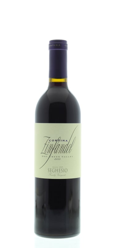 Seghesio Cortina Zinfandel 2013 Front Bottle Shot