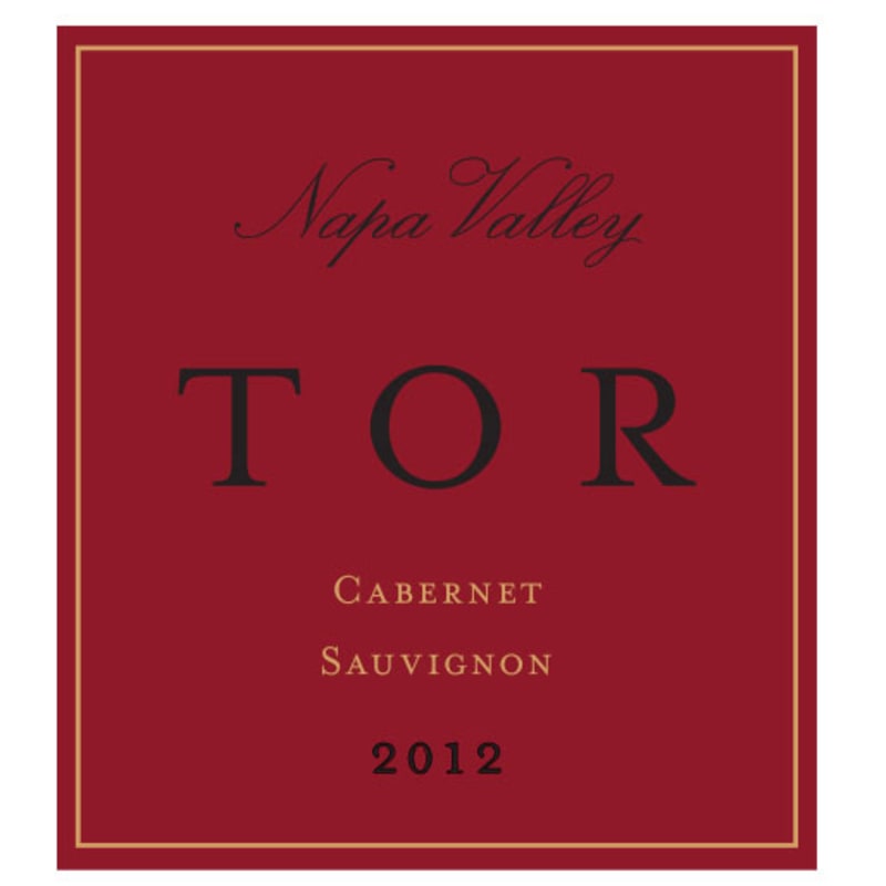 TOR Cabernet Sauvignon 2012 Front Label