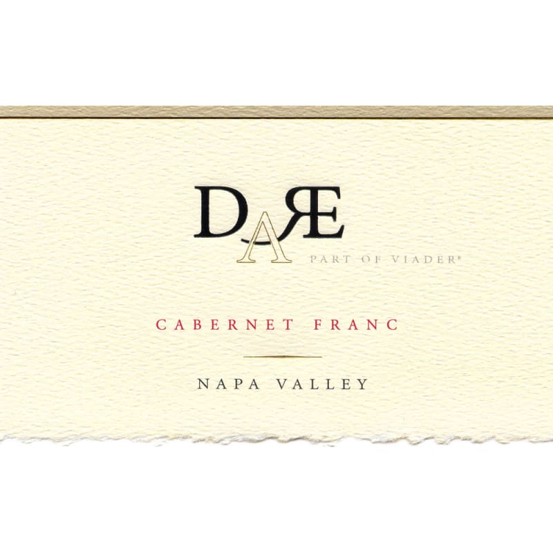 Viader DARE Cabernet Franc 2014 Front Label