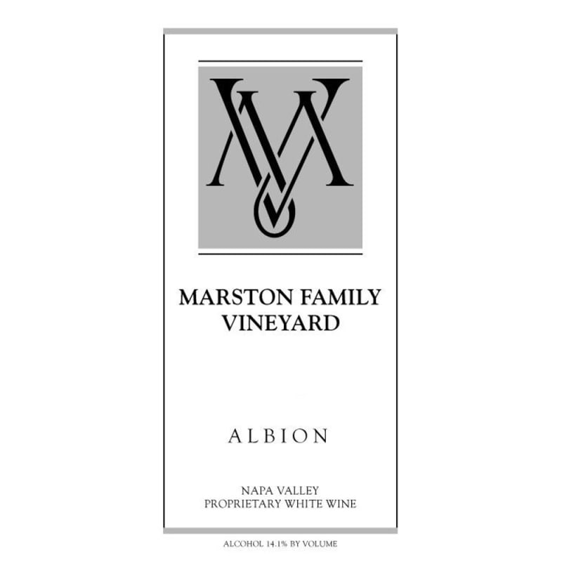 Marston Family Vineyard Albion 2012 Front Label