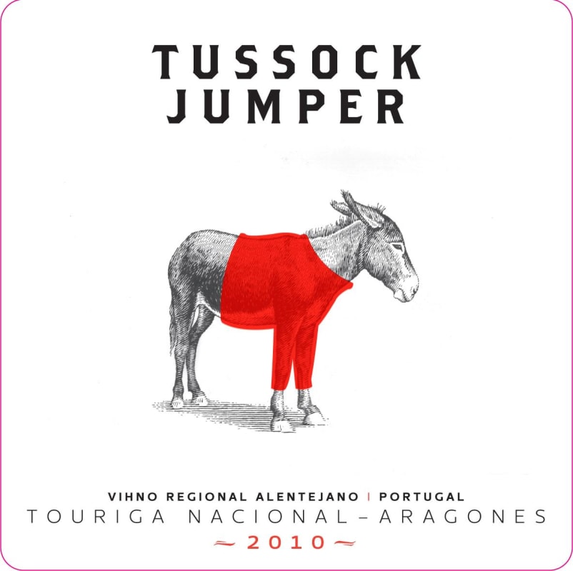 Tussock Jumper Touriga Nacional - Aragones 2010 Front Label