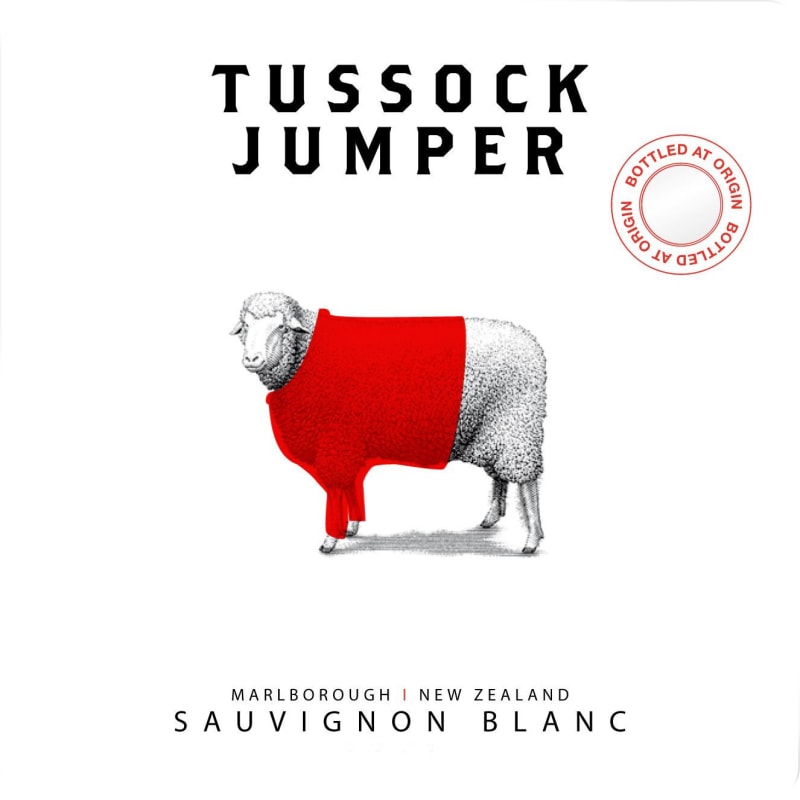 Tussock Jumper Sauvignon Blanc 2013 Front Label