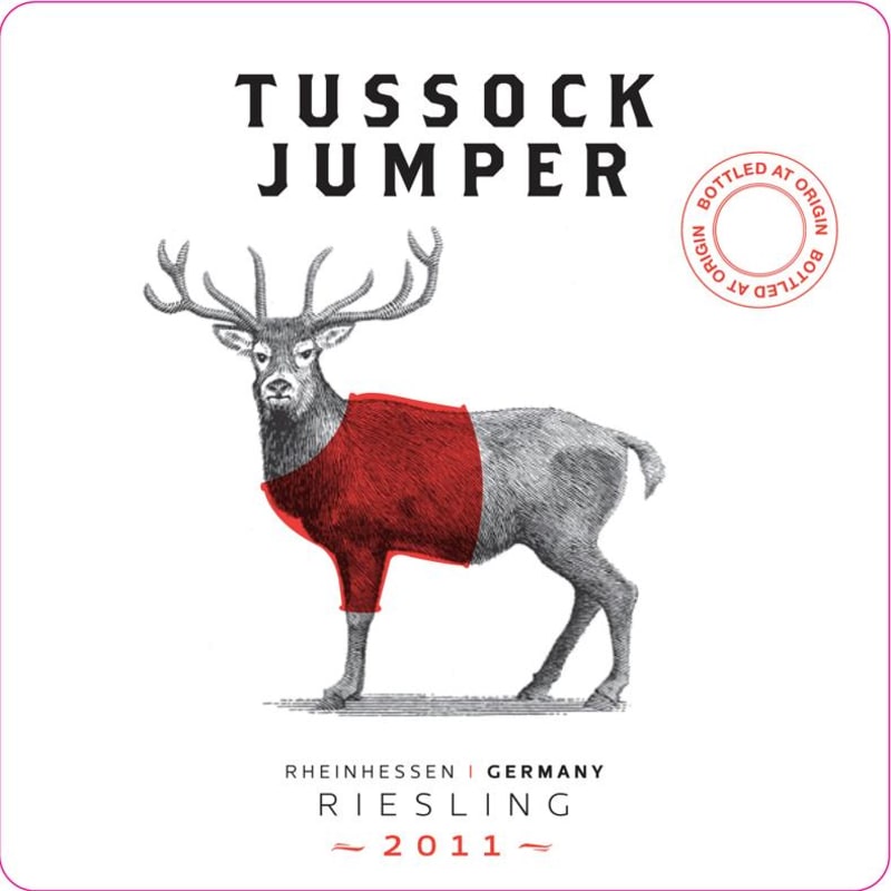 Tussock Jumper Riesling 2011 Front Label