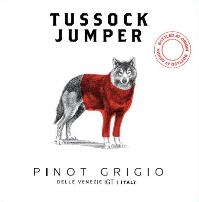 Tussock Jumper delle Venezie Pinot Grigio 2014 Front Label