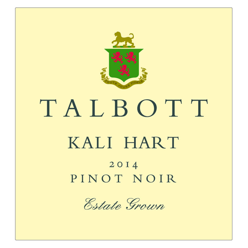 Talbott Kali Hart Pinot Noir 2014 Front Label