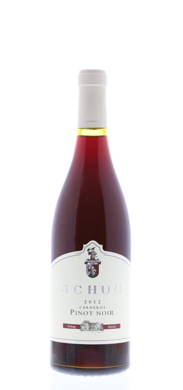 Schug Carneros Estate Grown Pinot Noir 2012 Front Bottle Shot
