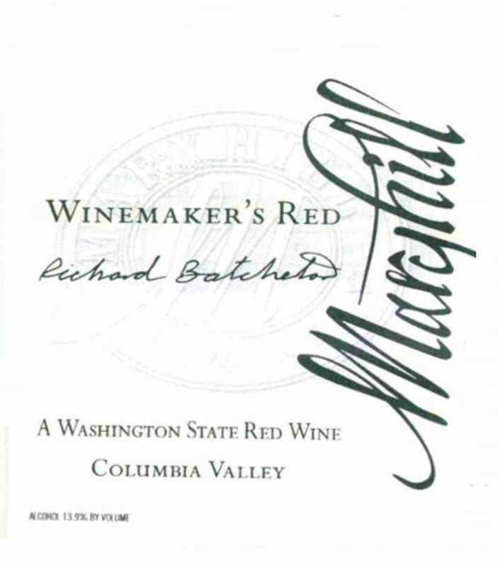 Maryhill Winemaker's Red Blend 2012 Front Label
