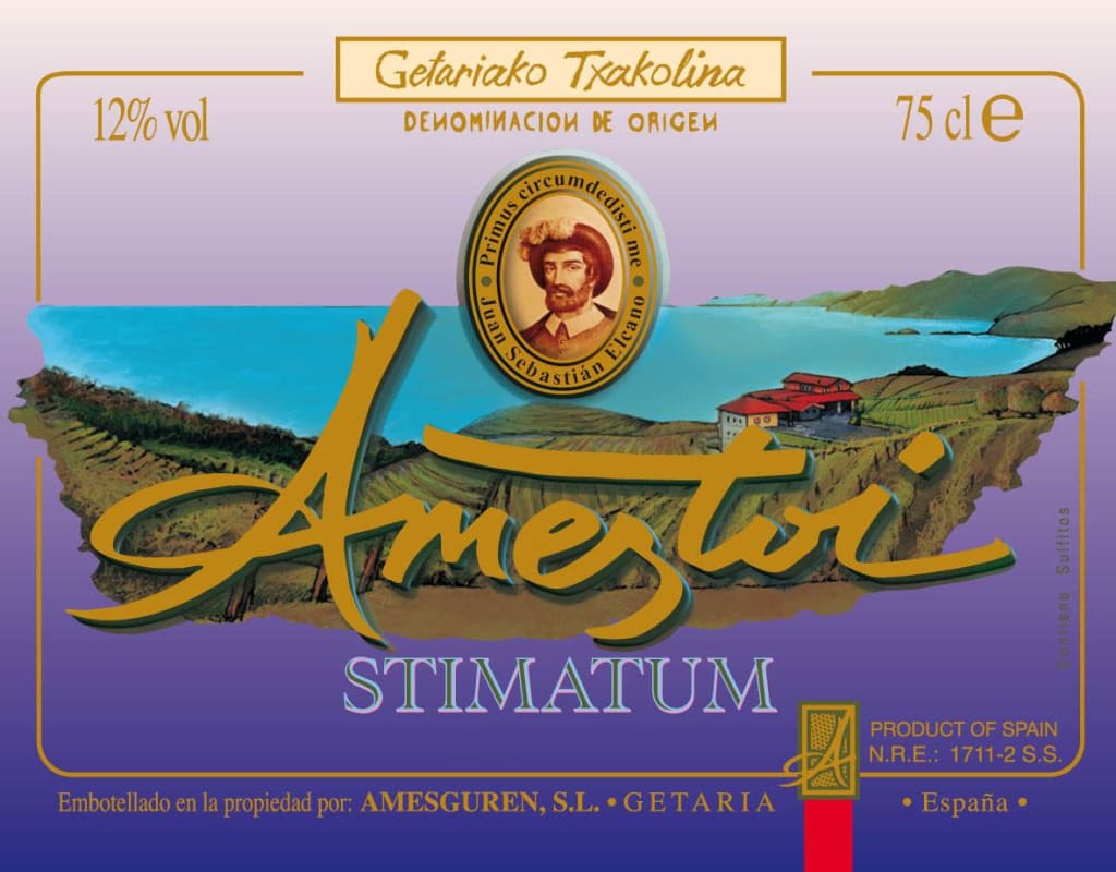 Ameztoi Stimatum 2013 Front Label