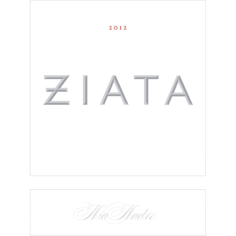 Ziata Mia Madre Red Blend 2012 Front Label