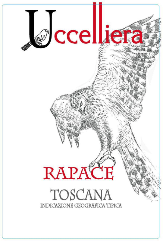 Uccelliera Rapace Toscana 2011 Front Label