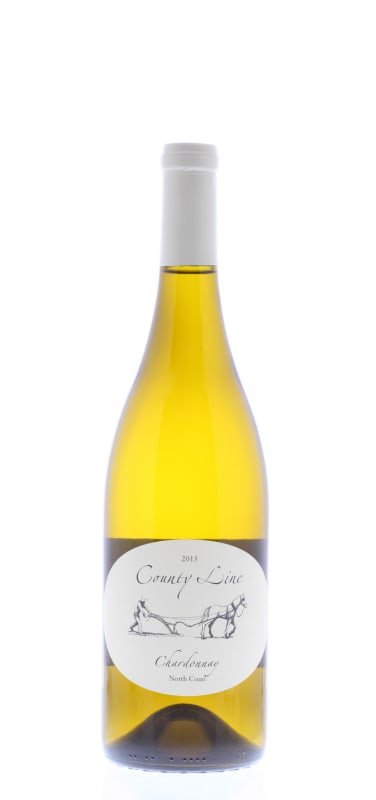 County Line North Coast Chardonnay 2015 Front Bottle Shot