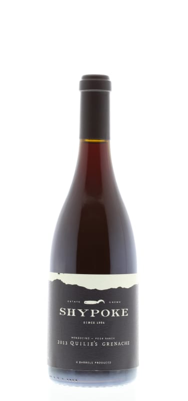 Shypoke Quilie's Grenache 2013 Front Bottle Shot