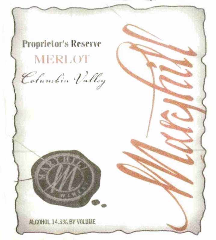 Maryhill Maryhill Proprietor's Reserve Merlot 2010 Front Label