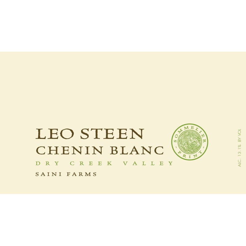 Leo Steen Saini Farms Chenin Blanc 2015 Front Label