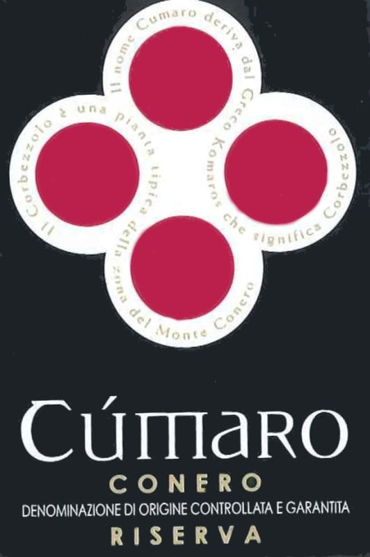 Umani Ronchi Rosso Conero Riserva Cumaro 2011 Front Label