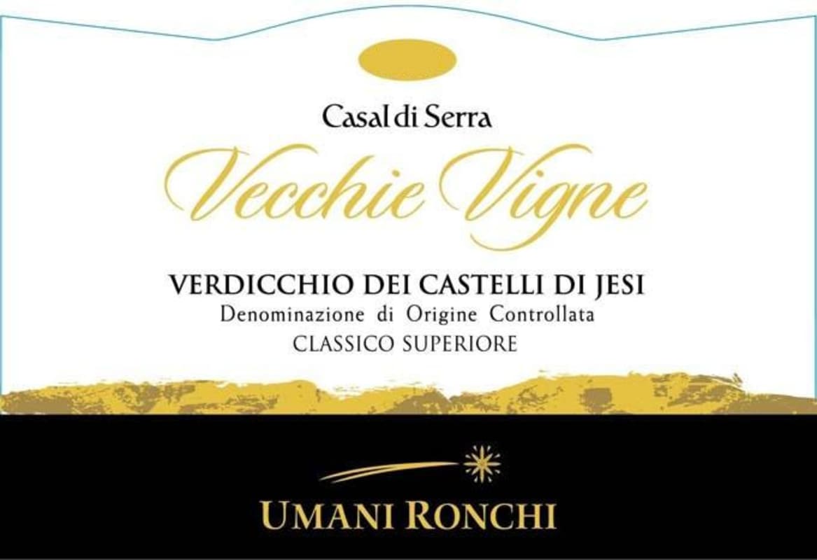 Umani Ronchi Verdicchio dei Castelli di Jesi Casal di Serra Vecchie Vigne Classico Superiore 2013 Front Label