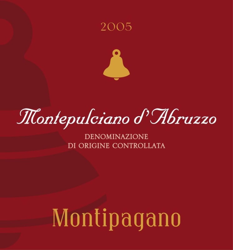 Umani Ronchi Montepulciano d'Abruzzo Montipagano 2005 Front Label