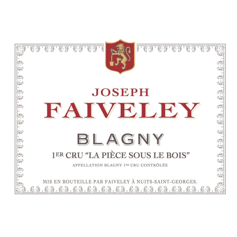 Faiveley Blagny Piece Sous Bois Premier Cru 2011 Front Label