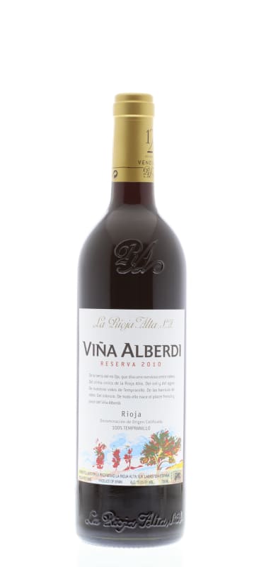 La Rioja Alta Vina Alberdi Reserva Tinto 2010 Front Bottle Shot