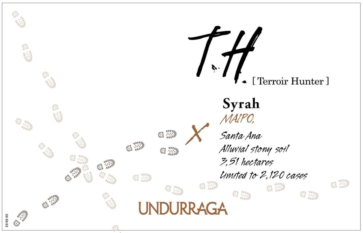 Undurraga T.H. Terroir Hunter Syrah 2013 Front Label
