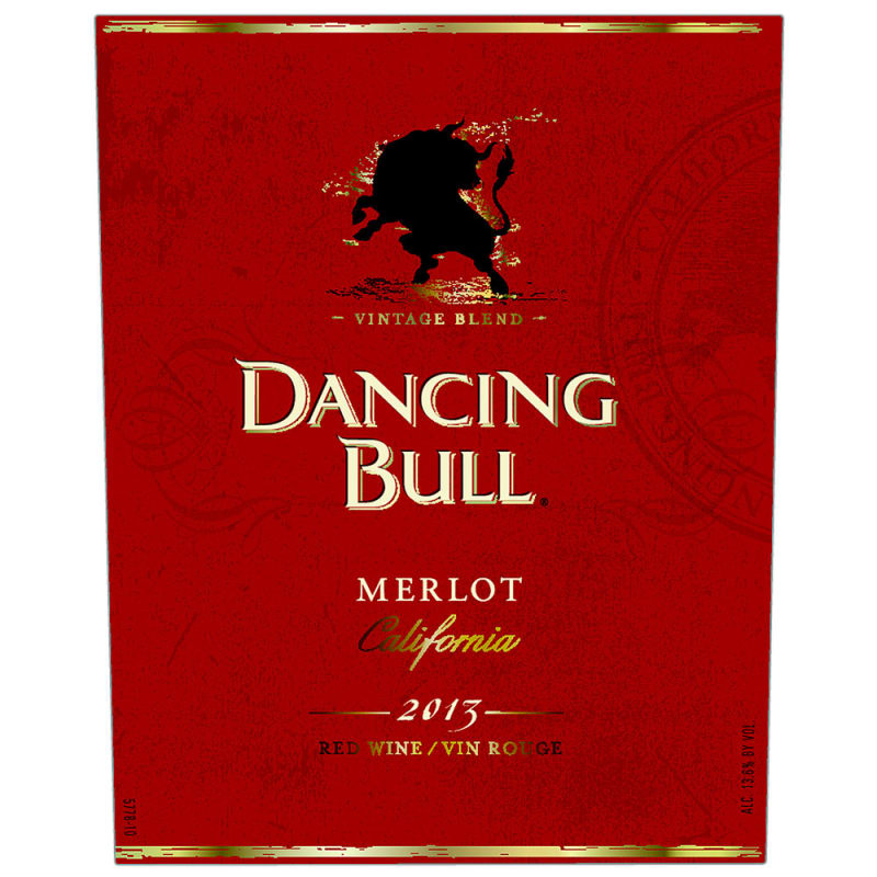 Dancing Bull Merlot 2013 Front Label