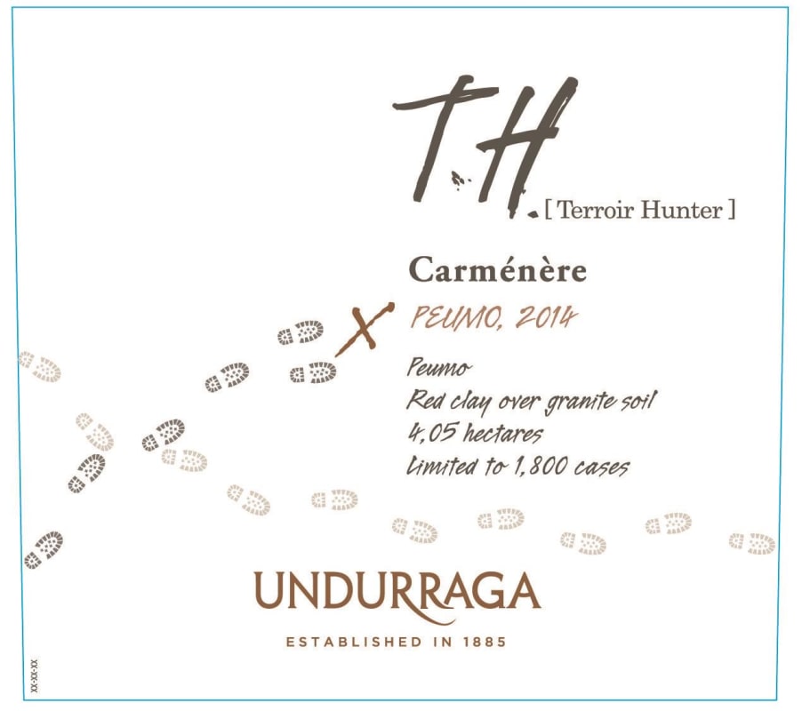 Undurraga Peumo T.H. Terroir Hunter Carmenere 2014 Front Label