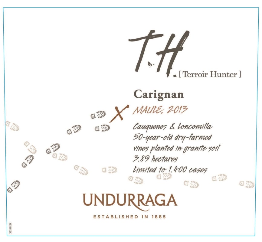 Undurraga T.H. Terroir Hunter Carignan 2013 Front Label