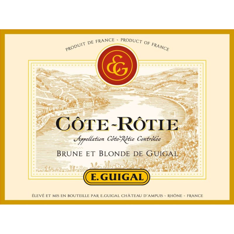 E. Guigal Cote Rotie Brune et Blonde 2012 Front Label