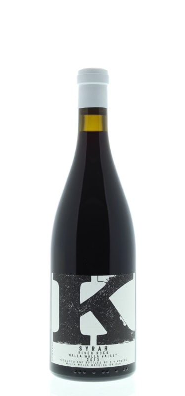 K Vintners River Rock Syrah 2013 Front Bottle Shot