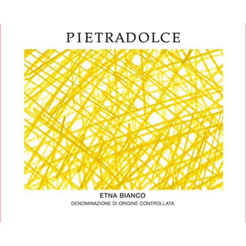 Pietradolce Etna Bianco 2015 Front Label