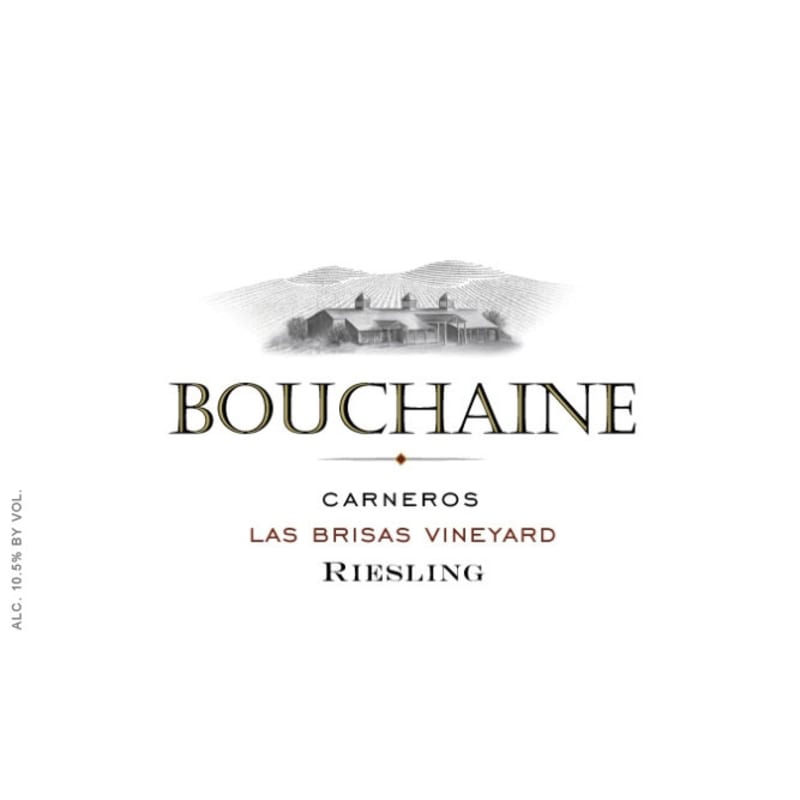 Bouchaine Las Brisas Riesling 2014 Front Label