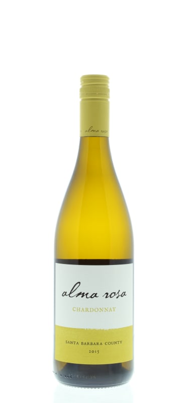 Alma Rosa Santa Barbara County Chardonnay 2015 Front Bottle Shot