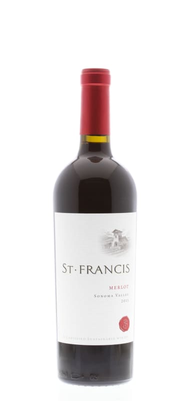 St. Francis Merlot 2013 Front Bottle Shot