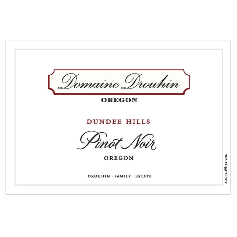 Domaine Drouhin Oregon Pinot Noir (375ML half-bottle) 2014 Front Label