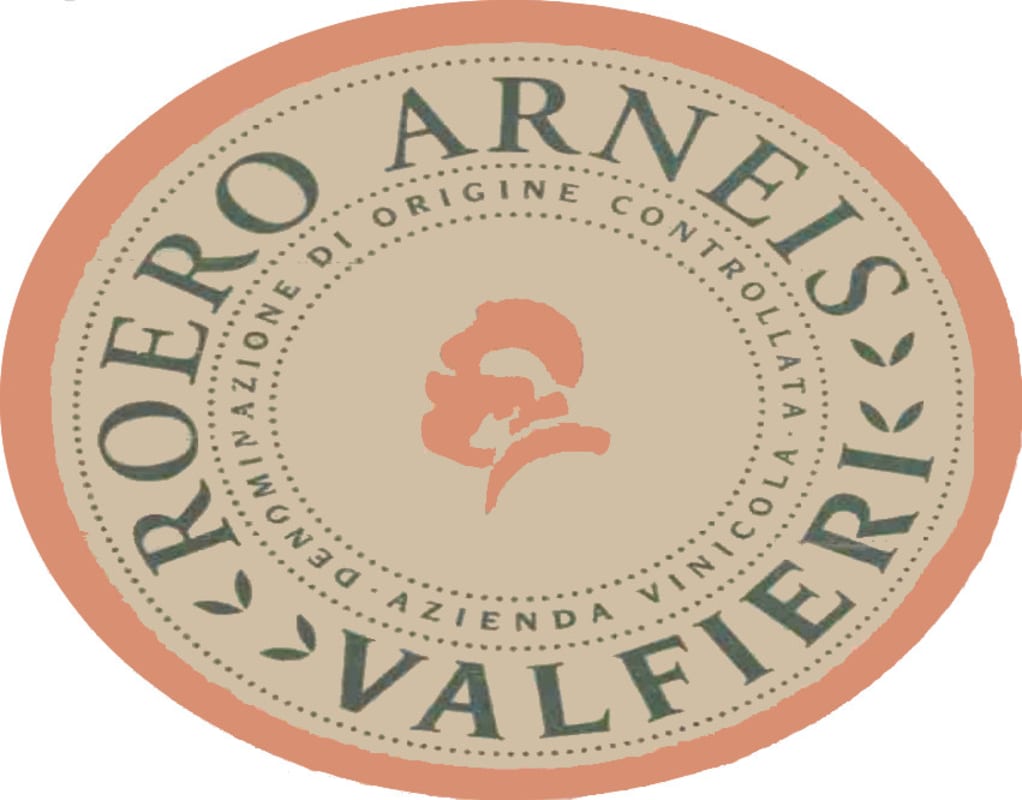 Valfieri Roero Arneis 2001 Front Label